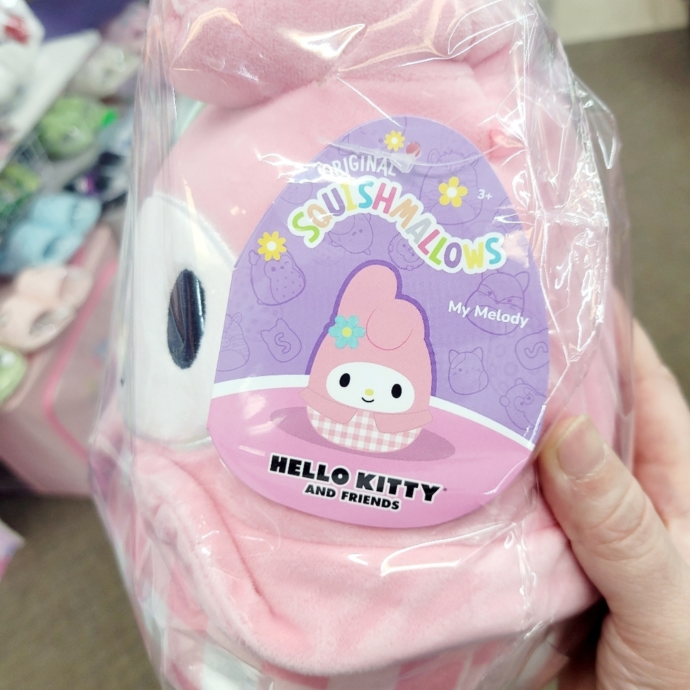 Brand New Sanrio Squishmallows My Melody Plush Toy Doll 10" - Picture 4 of 5